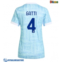 Fotballdrakt Dame Juventus Federico Gatti #4 Bortedrakt 2025-26 Kortermet